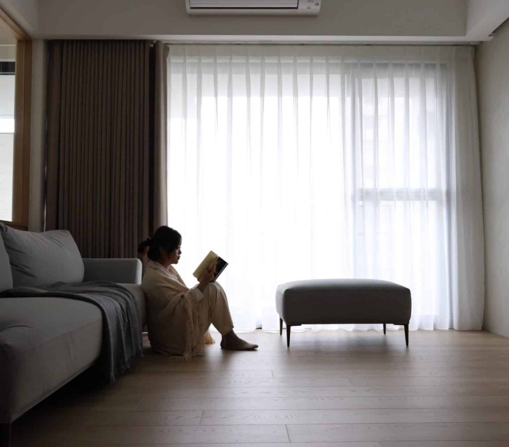 布簾 紗簾 蛇簾 電動窗簾 電動軌道 桃園 丰閣109 桃園窗簾推薦 青埔窗簾推薦 艾洛瑟窗簾 (1)