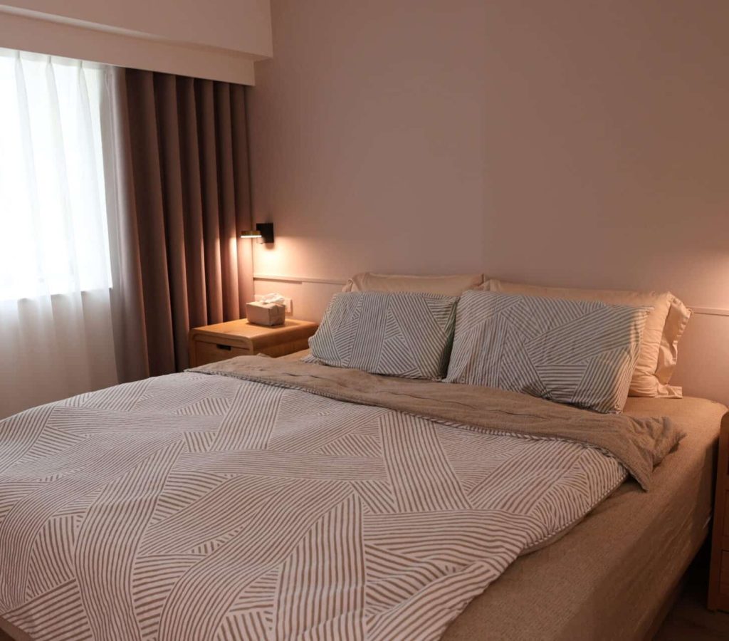 半遮光 調光簾 蛇簾 布簾 紗簾 青埔 威君天祥 桃園窗簾推薦 青埔窗簾推薦 艾洛瑟窗簾 (5)